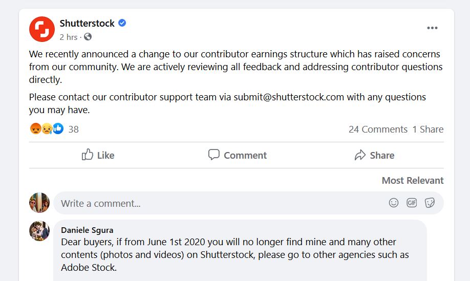 New Earnings Structure For Contributors Page 79 Announcements Shutterstock Forum